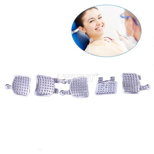 AZDENT Dental Ortho MIM Monoblock Bracket Braces Mini Roth/MBT 022/018 Hook 345 - Picture 32 of 34