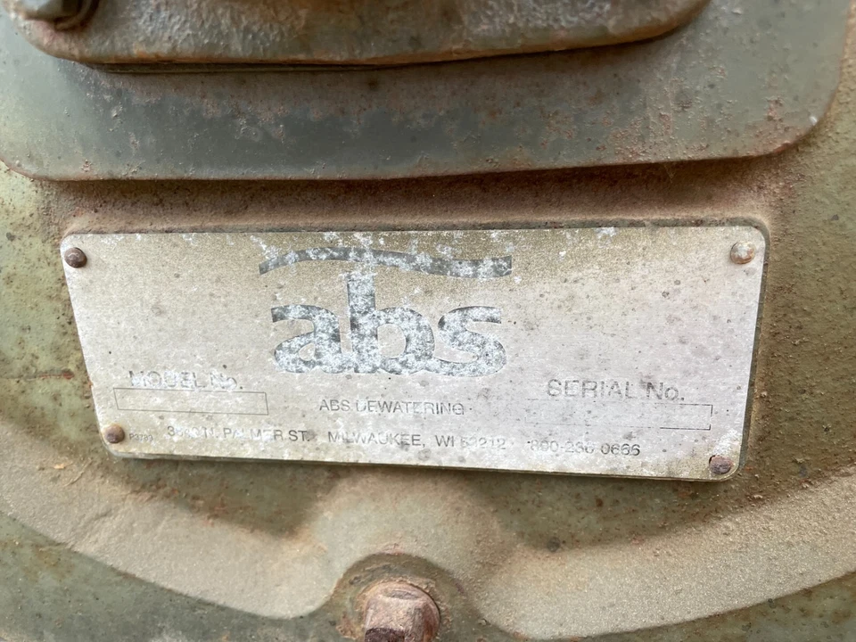 ABS watering pump 4 x 4 Stage Split Case Pump 1800 RPM - Image 3 of 4