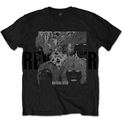 The Beatles Reverse Revolver T-Shirt Black New | eBay