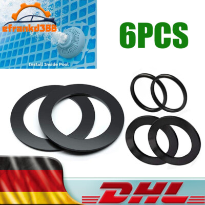 6X O-Ring Gummitüllen Set für Intex-Pool-Ventile Kolbenventile 10745 10262 10255