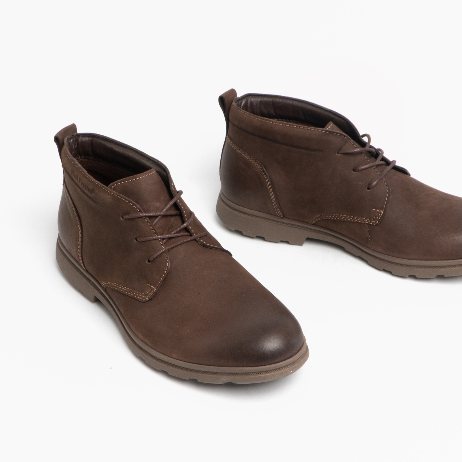 Hush Puppies Mens Tyson Chukka Boot Brown Size UK 6 EU 40 for sale