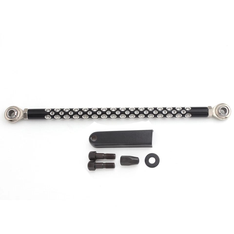 Enlace de cambio CNC negro apto para Harley Touring Electra Street Road Glide King EE. UU. Foto 3 de 4