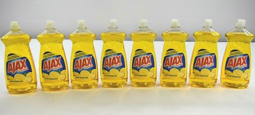 8 Pack AJAX Ultra Lemon Super Degreaser 28 oz Real Citrus Bottles Bulk Grease