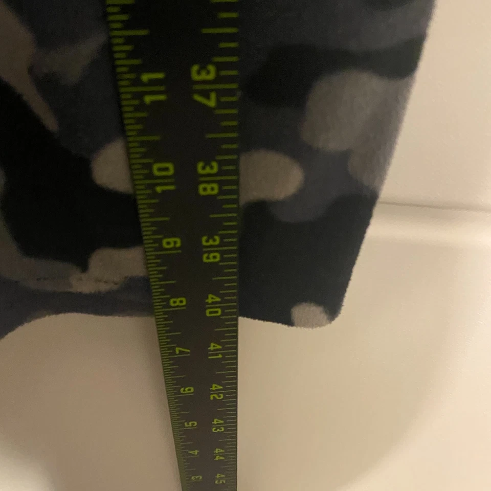 Fruit of the Loom Men's Grey Camouflage Fleece Sleep / Lounge Pants Sz. S 28-30 — 第 3/4 张图片