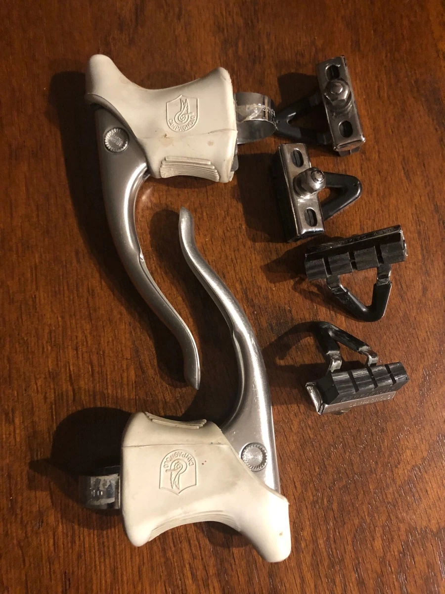 Vintage Campagnolo Nuovo Record Brake Levers And Original Hoods and BONUS