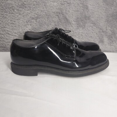 Illustration of Black Gloss Bomber Shoes For Modern Formal Wear