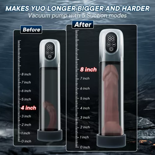 Automatic Water Bath Penis Training Pump Suction Masturbator Enlarger Sex Toys - Picture 4 of 12