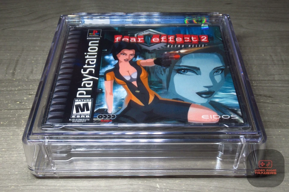 CGC 9.8 A+ - Fear Effect 2: Retro Helix (PlayStation 1, PS1 2001) NEW! - RARE! - Image 2 of 4