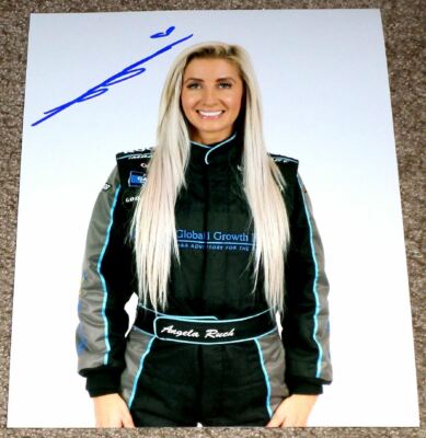 ANGELA RUCH Signed Autographed NASCAR Truck Series 8x10 photo 'The Ruch ...