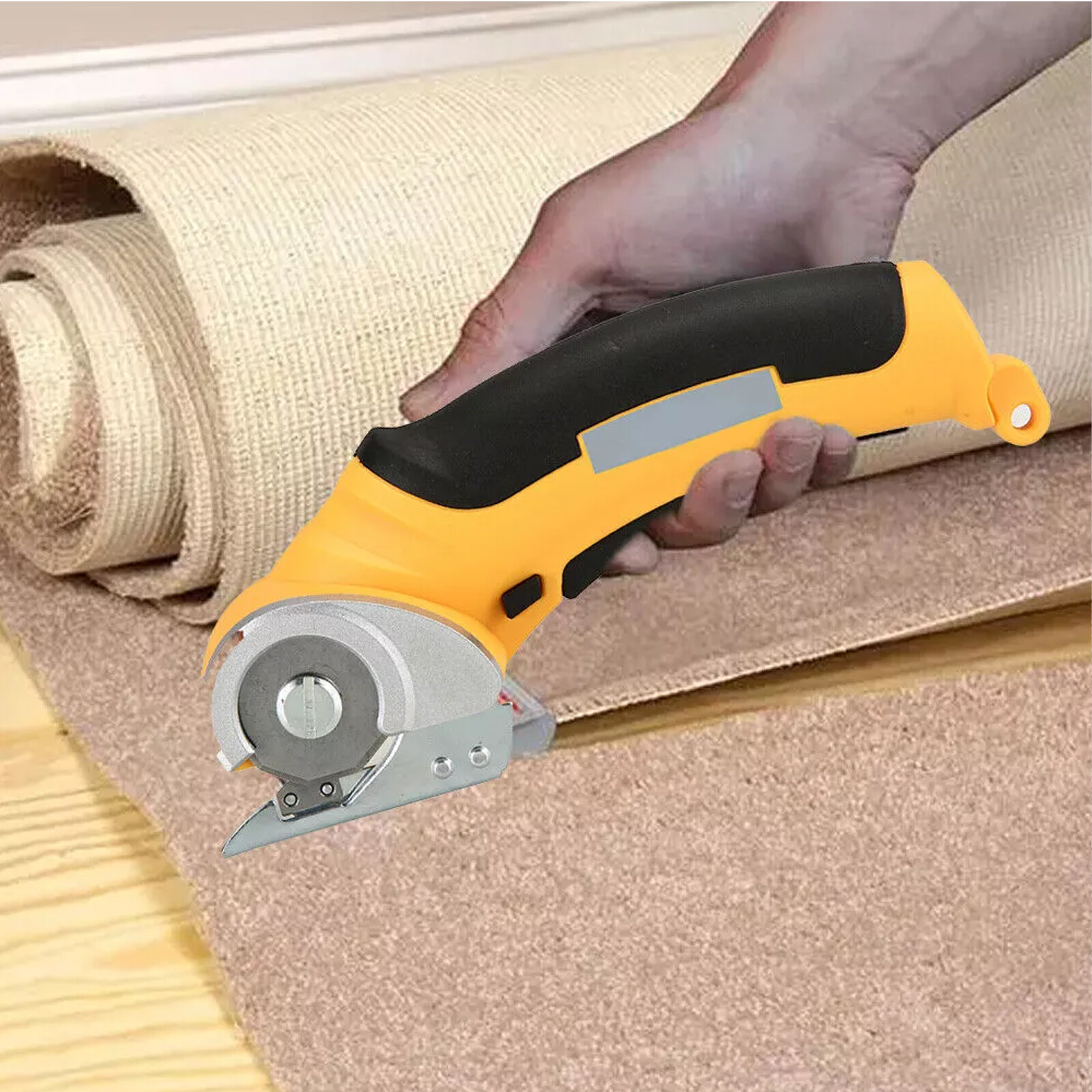 Cordless Electric Scissors for Cutting Fabric, Box, Cardboard Cutter, CarpetUH