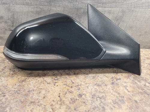 2015-2017 Hyundai Sonata Hyb Passenger Side Door Mirror W/BLIND SPOT  BLACK OEM