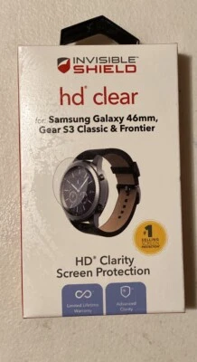 ZAGG Invisible Shield HD clear Screen Protector for Galaxy 46mm Gear S3 Classic