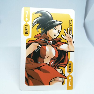 momo yaoyorozu My Hero Academia diamond7 playing cards JUMP