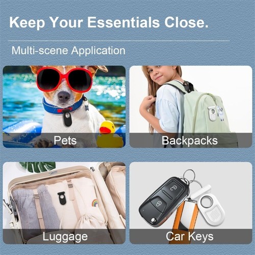 Silicone Tracker Case with Invisible Pin for Samsung Galaxy SmartTag 2 - Picture 4 of 14
