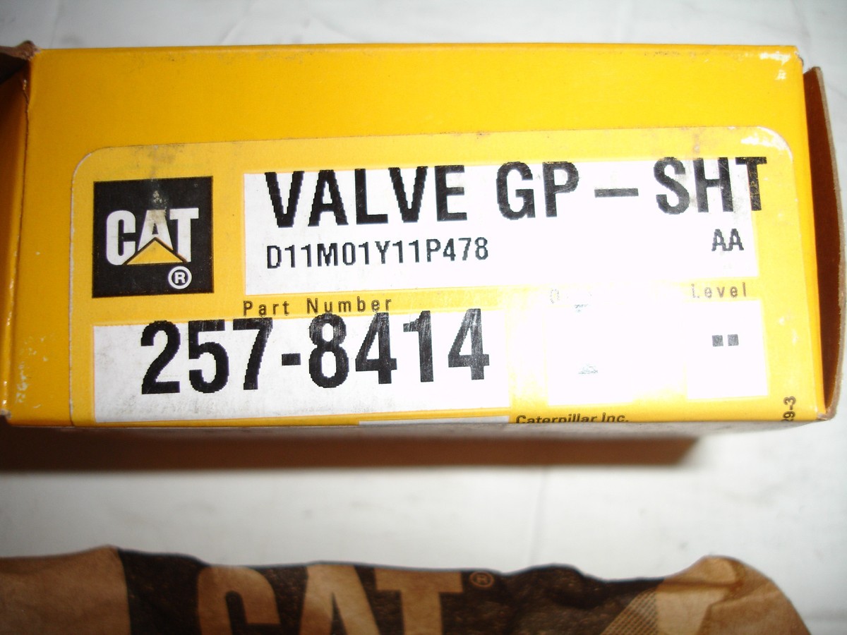 GENUINE OEM CATerpillar Valve GP Brake Accumulator Shuttle 257 