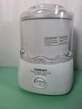 Cuisinart ICE-20 Frozen Yogurt, Ice Cream, Sorbet Maker, White, 1qt