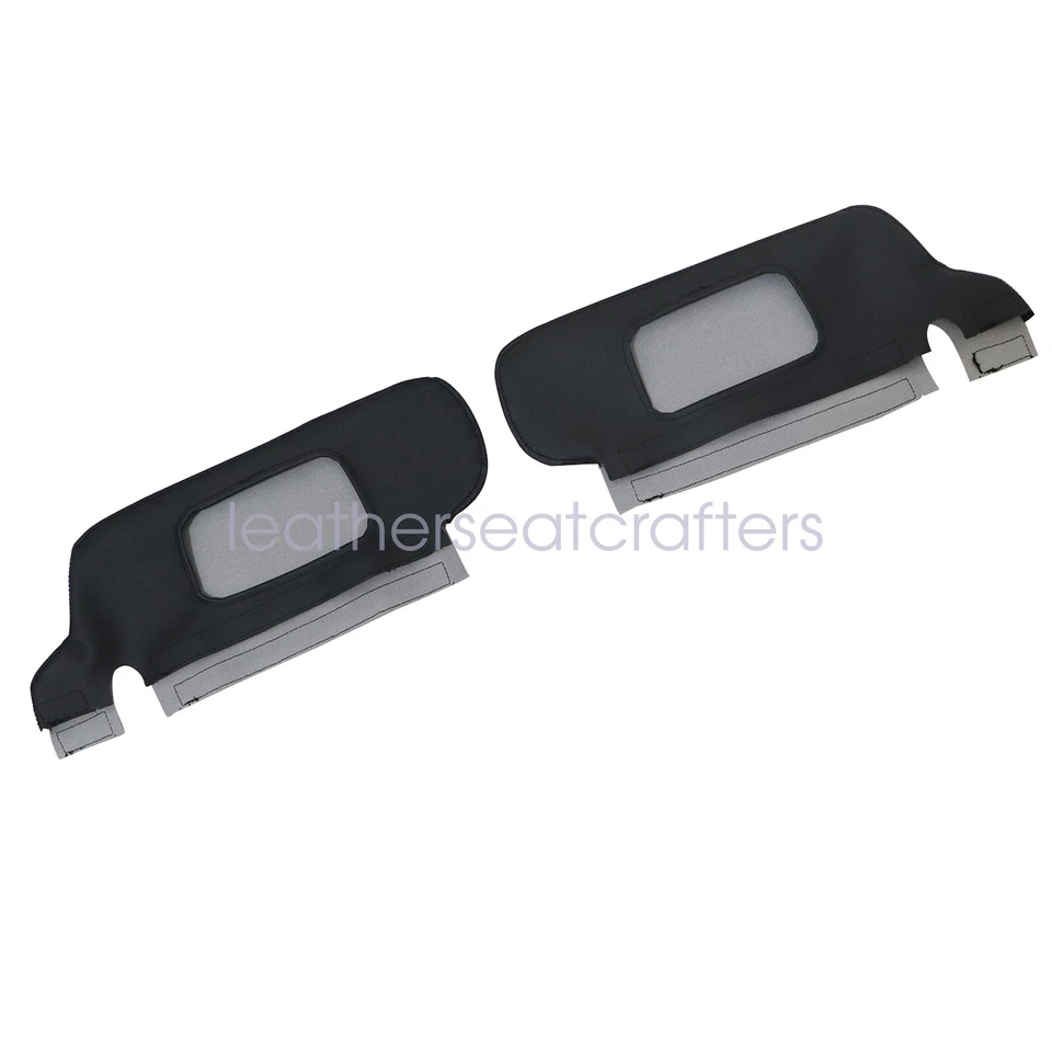 2x Cubierta de repuesto para parasol conductor pasajero reparación para Ford Mustang 1994-04 Foto 3 de 4