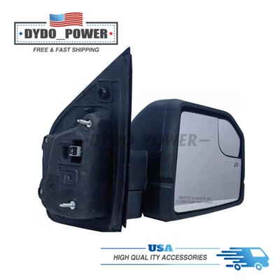 Black Mirror Power Heated LED Turn Signal Right Side For 2015-2020 Ford F150