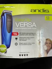 Andis EasyClip Versa Clipper Kit - Blue, Pet Grooming, RACD New #1309