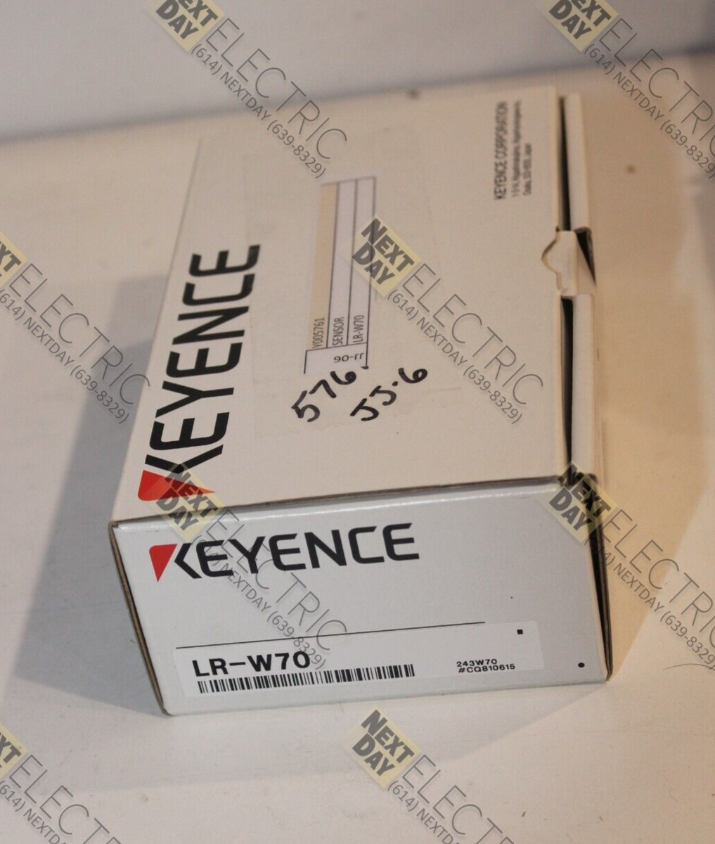Keyence, LR-W70, Laser Sensor Small Dual Spot White LED Switch