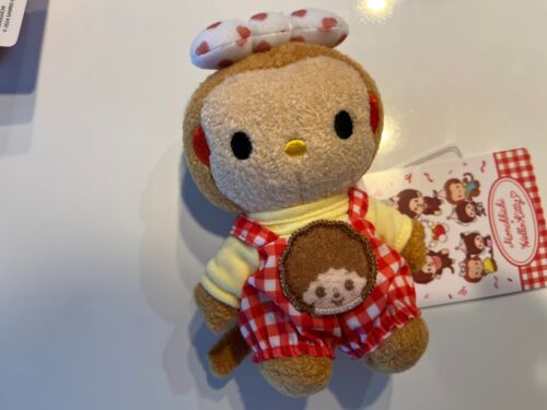 Monchichi x Hello Kitty collaboration Part 2 Plush Toy Set of 4 - Picture 5 of 10
