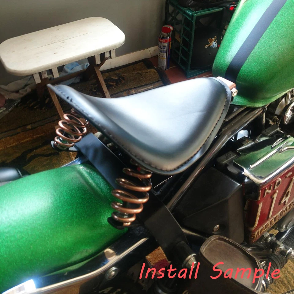 Asiento de resorte solo para motocicleta de EE. UU. apto para Honda Shadow VLX 600 VTX1300C Spirit 750 Foto 2 de 4