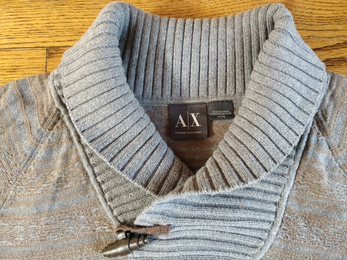 Armani exchange deals grey sweater