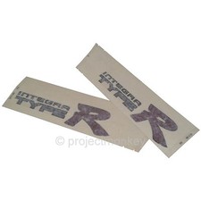 Oem Honda 94-01 Acura Integra Dc2 Type R Side Decals Silver Outlining Genuine