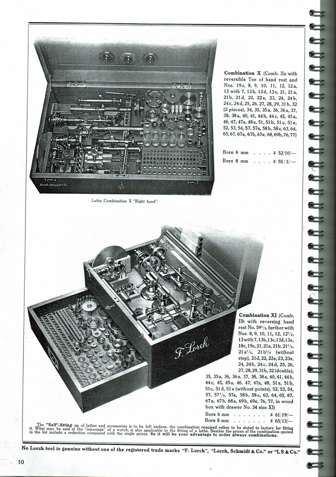 lorch watchmakers lathe catalogue