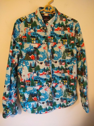 Happy Holidays Christmas Village Shirt 