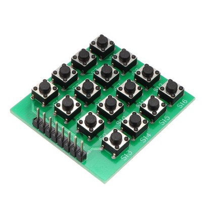 4x4 Matrix 16 Keypad Keyboard Module 16 Button Mcu