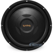 Infinity REF1200S 1000W 12" Shallow Mount Selectable Impedance Car Subwoofer