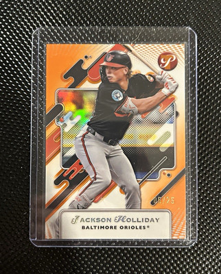 Topps 2025 Pristine Jackson Holliday #74 Baltimore Orioles Serial Numbered /25