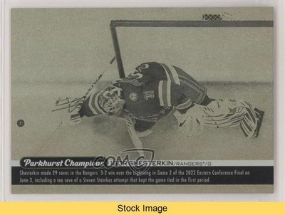 2022-23 Upper Deck Parkhurst Champions Wire Images Gold Igor Shesterkin READ q2c