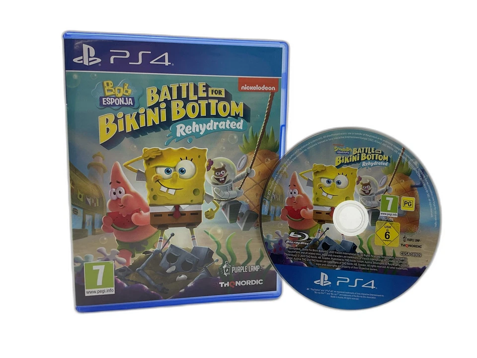 JUEGO PS4 BOB ESPONJA BATTLE FOR BIKINI BOTTOM REHYDRATED PS4 20412186, foto 3 de 4