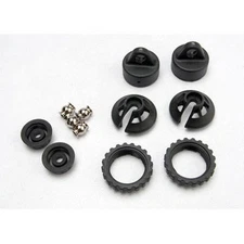 Traxxas 5465 GTR Shock Caps & Spring Retainers Revo Summit Jato Slayer & XO-1