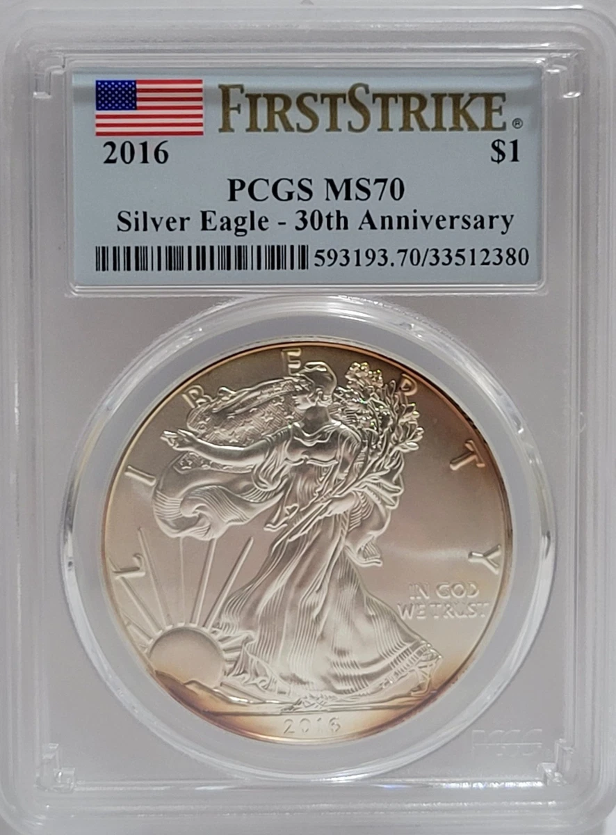 American Eagle MS 70 Graded 2016 Silver Bullion Coins for sale | eBay