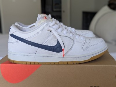 Nike Dunk Pro ISO SB Low Orange Label White/Navy -  Men's US Size 9