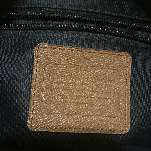 Coach F1482 Handtasche Beuteltasche Schultertasche Logo Leder braun GV gebraucht 8e5cab998120291 - Bild 7 von 14