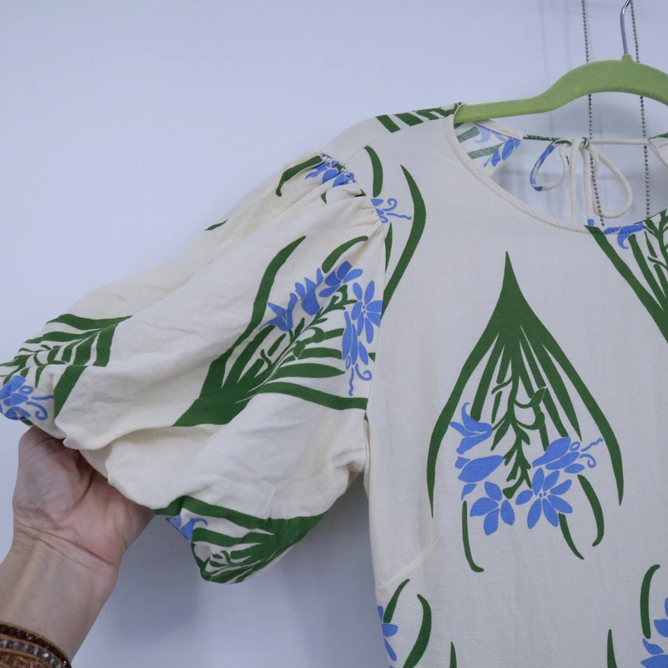 Zara New Woman Floral Maxi Dress Womens Small Boho Garden Party Cottagecore - Image 4 of 4