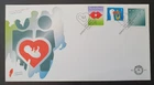2010 NETHERLANDS NEDERLAND LOVE BIRTH MOURNING NR 611 FDC