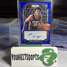 2021 Trey Murphy III Panini Prizm Blue Wave Rookie Signatures RC Beautttt 🍇