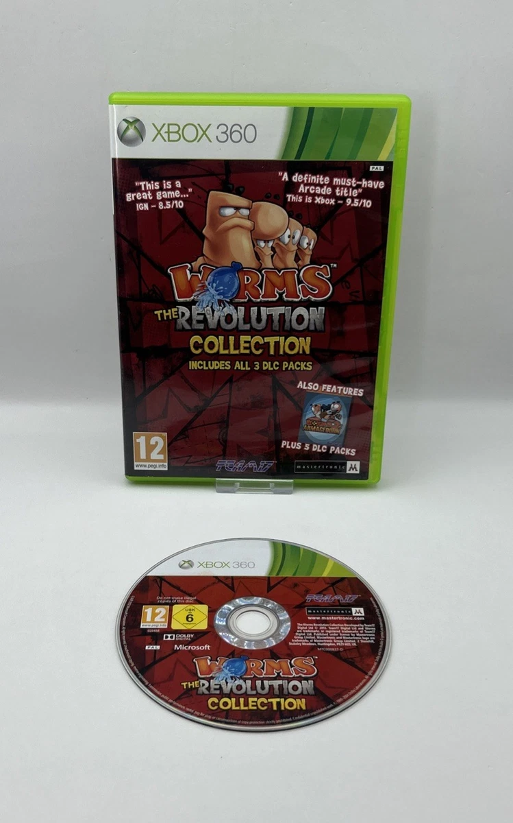 Worms The Revolution Collection - Xbox 360 - PAL FR - Complet (CIB) - Très Bon état