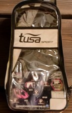 TUSA Visio Tri-Ex Adult Travel Snorkel Set Black Series