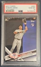 2017 Topps AARON JUDGE RC PSA 10 #287 Rookie Catching New York Yankees 3time MVP