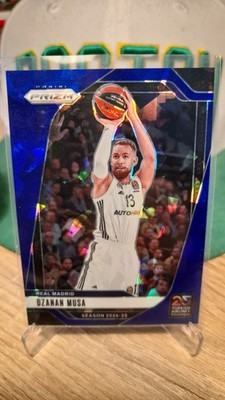 2024-25 Panini Prizm Euroleague Basketball Dzanan Musa Blue Ice Prizm /125