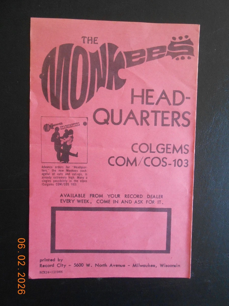 Original The Monkees Memorabilia for sale | eBay