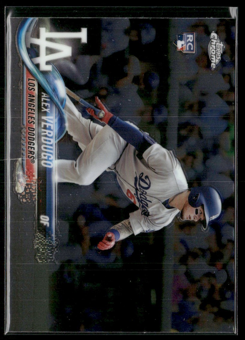 2018 Topps Chrome Alex Verdugo Rookie Los Angeles Dodgers #167
