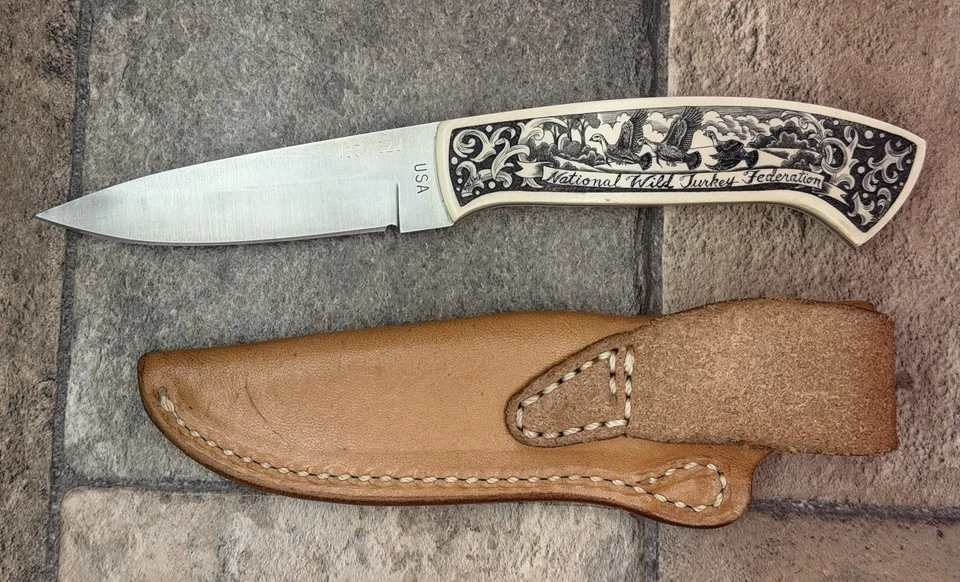 RARE-Benchmark-USA-Pre Gerber fixed blade-NWTF-National Wild Turkey Federation - Image 4 of 4