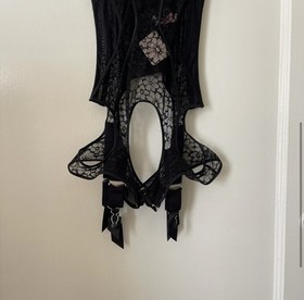Agent Provocateur Black Lace Basque Corset